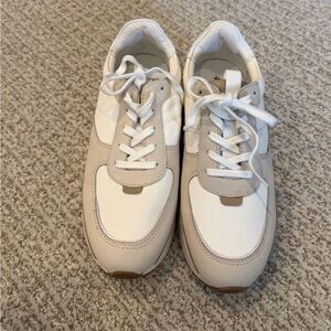 Madewell Women's Sneakers in White and Tan